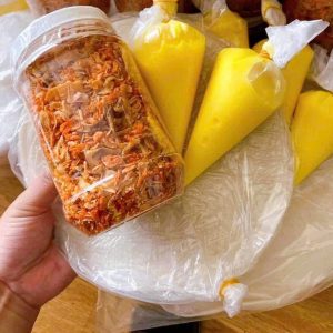 Bánh Tráng Phơi Sương Muối Tép - Hành Phi